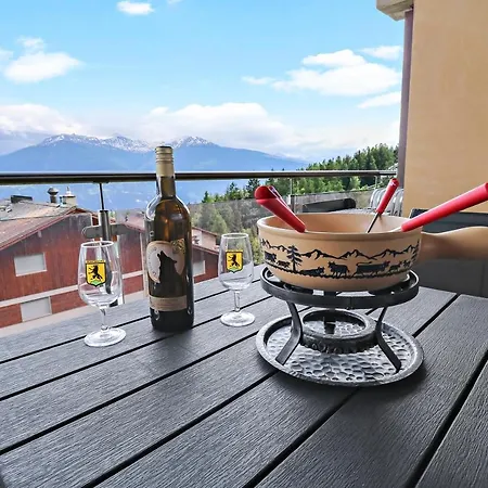 Chaleureux Avec Magnifique Vue Lejlighed Crans-Montana