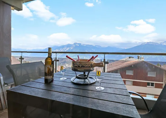 Chaleureux Avec Magnifique Vue * Crans-Montana