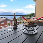 Chaleureux Avec Magnifique Vue Appartement Crans-Montana